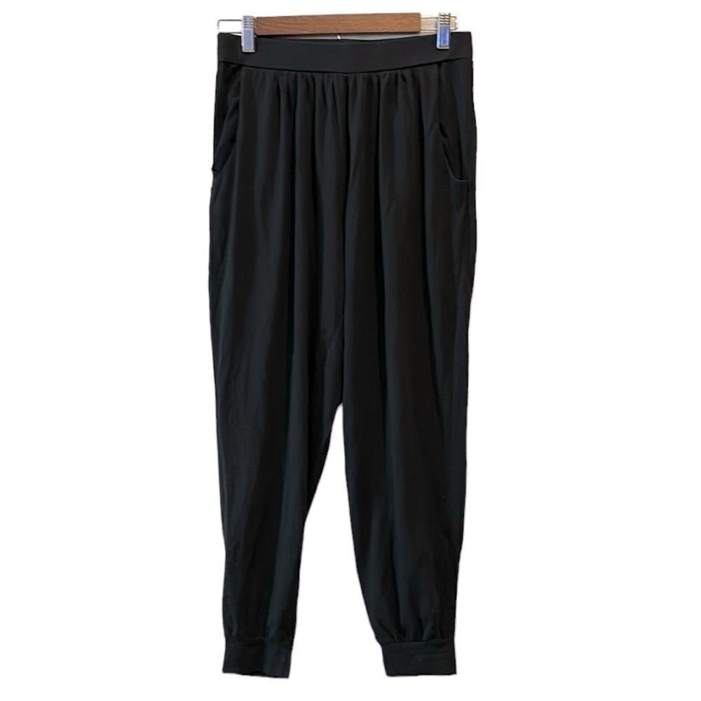 Revolve Bobi Black Stretch Casual Cozy Jogger Pants Small
